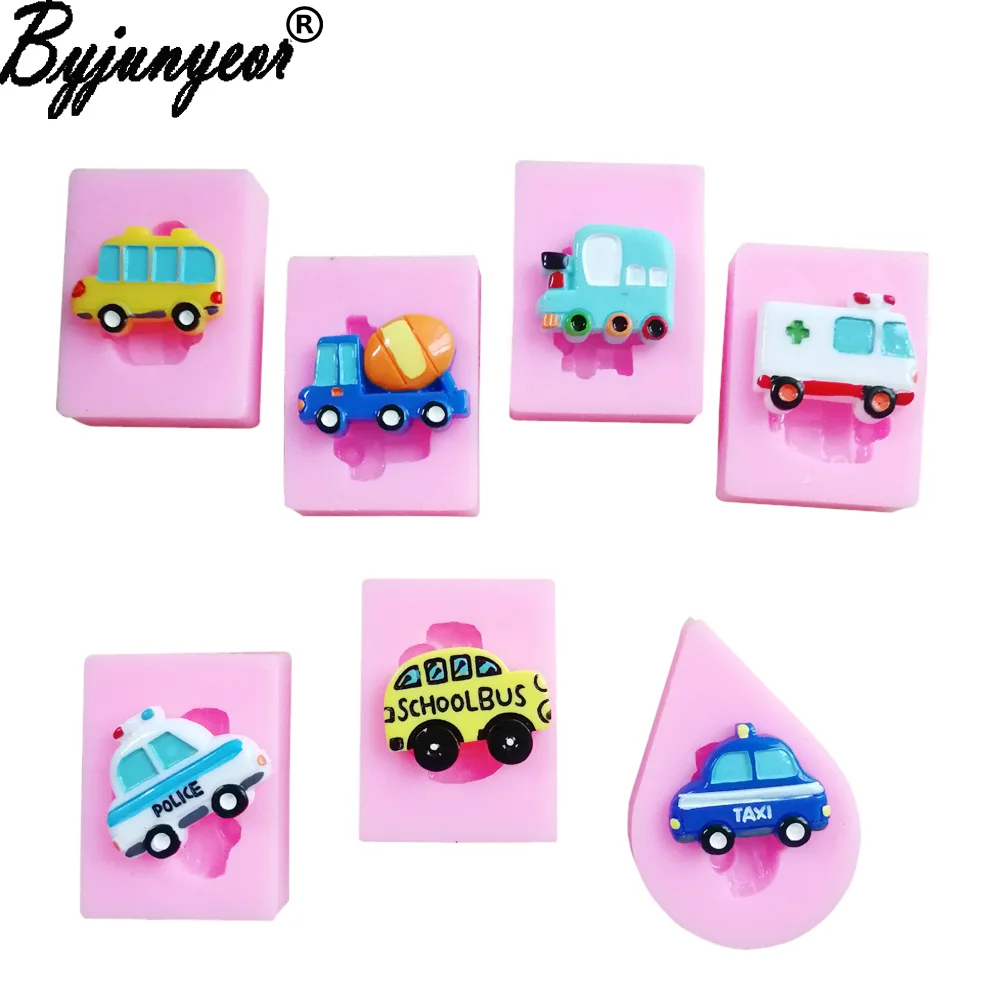 8 NEW School &Tax Cars Silicone Mold Cake Decorating Tools for Fondant Chocolate Polymer Clay Resin Mould baking Tools C378
8 NEW School &Tax Cars Silicone Mold Cake Decorating Tools for Fondant Chocolate Polymer Clay Resin Mould baking Tools C378