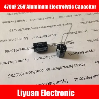 20pcs 25V/470UF Aluminum electrolytic capacitor 470uF 25V 8*12 Electrolytic capacitor 
20pcs 25V/470UF Aluminum electrolytic capacitor 470uF 25V 8*12 Electrolytic capacitor