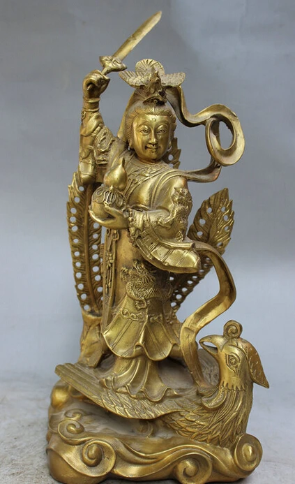 song voge gem S2905 14" Chinese Brass Dragon Fairy Belle Beauty Goddess Ride Fly Phoenix Statue
song voge gem S2905 14" Chinese Brass Dragon Fairy Belle Beauty Goddess Ride Fly Phoenix Statue