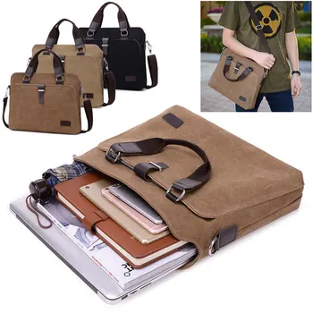 Universal Laptop Bag Men Canvas Briefcase Office Travel Messenger Shoulder Bag Large-capacity Portable Laptops Notebook Handbag
Universal Laptop Bag Men Canvas Briefcase Office Travel Messenger Shoulder Bag Large-capacity Portable Laptops Notebook Handbag