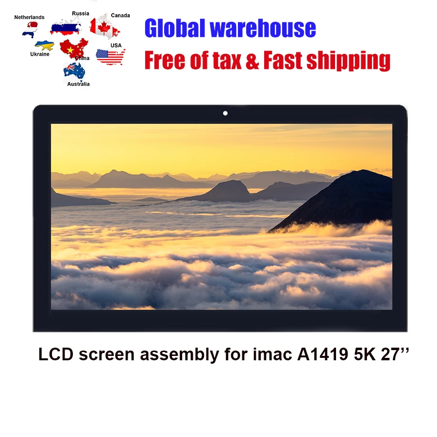 ЖК-экран в сборе A1419 5K для iMac27'' дисплей Retina LM270QQ1 SDB1 SDA2 SDC1 EMC2834 2806 3070
ЖК-экран в сборе A1419 5K для iMac27'' дисплей Retina LM270QQ1 SDB1 SDA2 SDC1 EMC2834 2806 3070