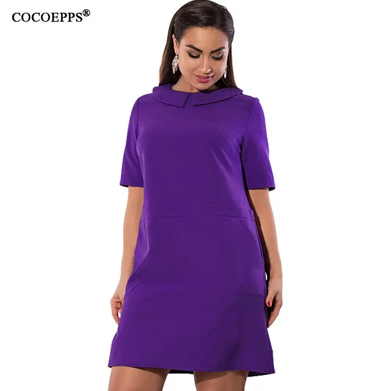 New Style Women Summer Dress 2017 Large Size Solid Dresses Loose Big Size Women Clothing Elegant Office Work Dress 5XL 6XL
New Style Women Summer Dress 2017 Large Size Solid Dresses Loose Big Size Women Clothing Elegant Office Work Dress 5XL 6XL