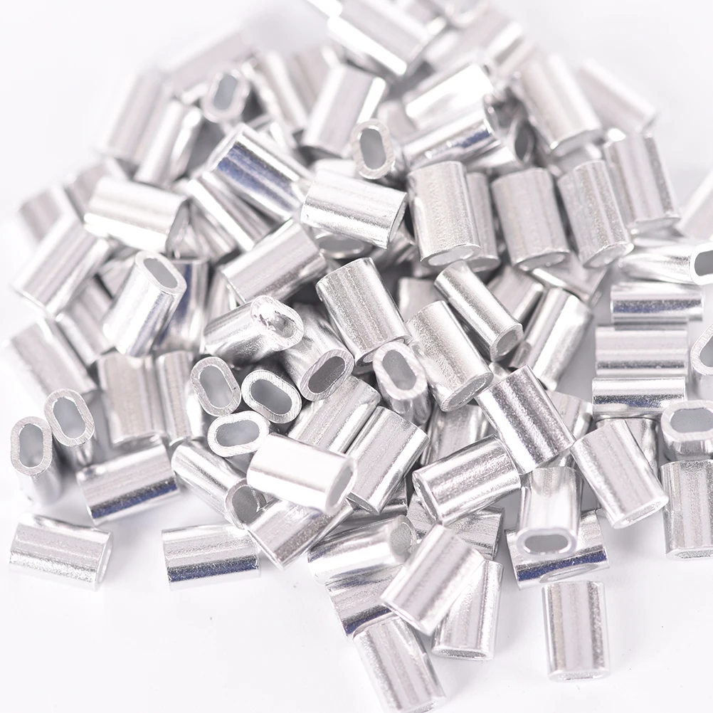Premium Single Aluminum sleeves for monofilament Rigging Trace Leader Crimps 100pcs 1.0mm 1.2mm 1.5mm
Premium Single Aluminum sleeves for monofilament Rigging Trace Leader Crimps 100pcs 1.0mm 1.2mm 1.5mm