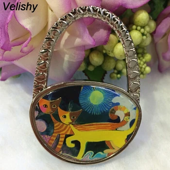 Velishy 1PC High qulity Cute Lovely Folding Foldable Cat Handbag Bag Purse Table Hook Hanger 65 x 45 mm Holder Black White Blue
Velishy 1PC High qulity Cute Lovely Folding Foldable Cat Handbag Bag Purse Table Hook Hanger 65 x 45 mm Holder Black White Blue