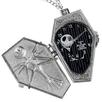 Hot Selling The Nightmare Before Christmas Skull Steampunk Quartz Pocket Watch Men Women Pendant Necklace jack skellington
Hot Selling The Nightmare Before Christmas Skull Steampunk Quartz Pocket Watch Men Women Pendant Necklace jack skellington