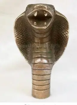 bronze Pure Copper Old Qing Ming Chinese Old Bronze Hand Carved Cobra Statue Cane Walking Stick Head
bronze Pure Copper Old Qing Ming Chinese Old Bronze Hand Carved Cobra Statue Cane Walking Stick Head