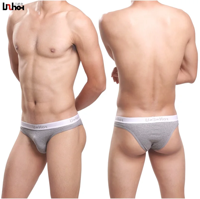 

UzHot breathable U convex bag cotton narrow waist men's briefs men's underwear 13013