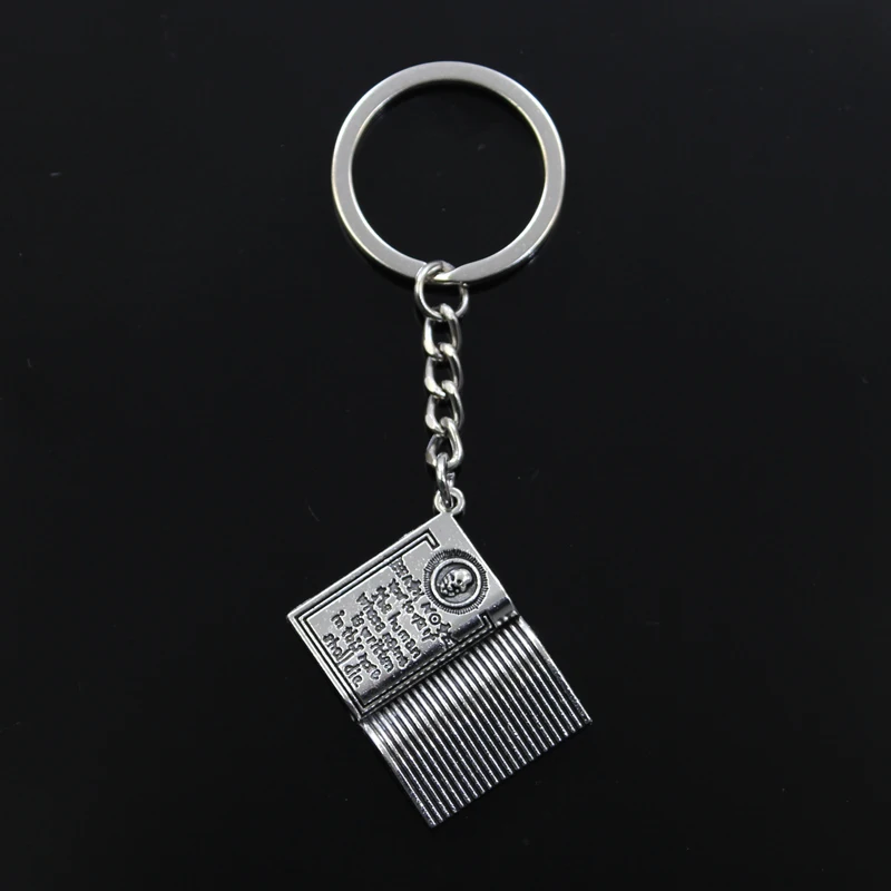 New Keychain 32x24mm book Death Note Pendants DIY Men Car Key Chain Ring Holder Keyring Souvenir Jewelry Gift
New Keychain 32x24mm book Death Note Pendants DIY Men Car Key Chain Ring Holder Keyring Souvenir Jewelry Gift