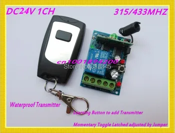 DC24V Remote Control Switch System1Receiver&1Transmitter Momentary Toggle Latched Adjust with LED Indicator Waterproof
DC24V Remote Control Switch System1Receiver&1Transmitter Momentary Toggle Latched Adjust with LED Indicator Waterproof