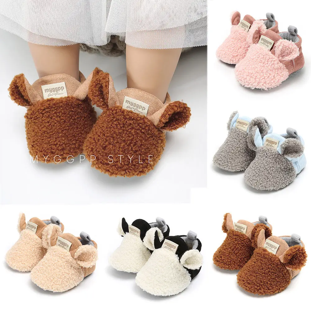 5 Colors Newborn Infant Bow Soft Sole Baby Shoes Prewalker Warm Cotton Casual Flats Baby Girl Shoes 0-18 Months
5 Colors Newborn Infant Bow Soft Sole Baby Shoes Prewalker Warm Cotton Casual Flats Baby Girl Shoes 0-18 Months