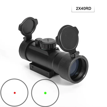 Red Dot Sight Scope 2X40 Reflex Scope Tactical Mid Dot Green Red Illumination Adjust Hunting Scope Telescopic Sight Optic Sight
Red Dot Sight Scope 2X40 Reflex Scope Tactical Mid Dot Green Red Illumination Adjust Hunting Scope Telescopic Sight Optic Sight