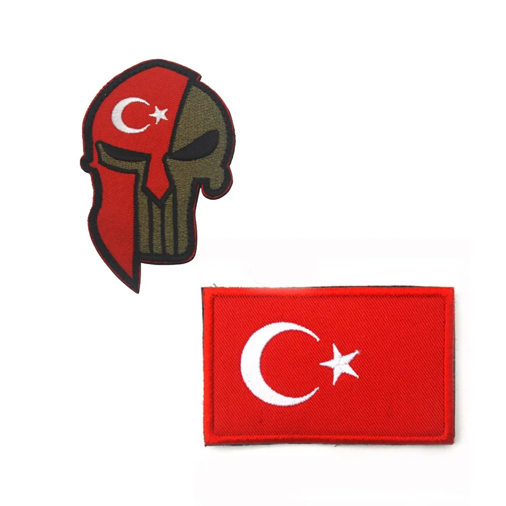 Turkey National Flag Molon Labe Embroidery Patches Military Tactical Armband badges hook for backpack patch
Turkey National Flag Molon Labe Embroidery Patches Military Tactical Armband badges hook for backpack patch