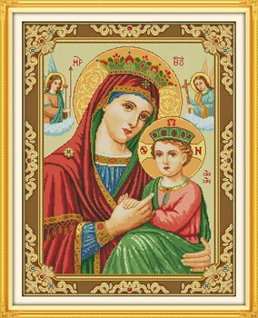 Holy mother & holy son Counted 11CT Printed 14CT DMC Cross Stitch Set DIY Chinese Cotton Cross-stitch Kit Embroidery Needlework
Holy mother & holy son Counted 11CT Printed 14CT DMC Cross Stitch Set DIY Chinese Cotton Cross-stitch Kit Embroidery Needlework