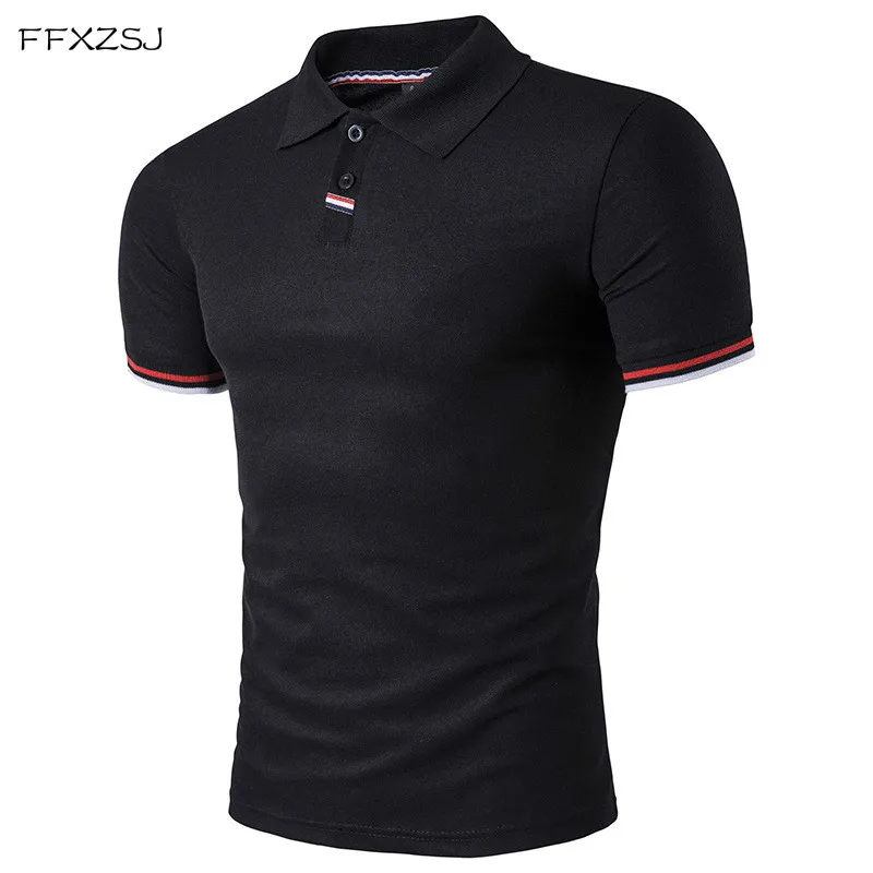 FFXZSJ 2018 high quality summer fashion men casual simple personality simple striped men's Lapel pure color short sleeve polo
FFXZSJ 2018 high quality summer fashion men casual simple personality simple striped men's Lapel pure color short sleeve polo