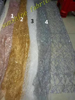Silver french net lace fabric sparkly glued glitter african tulle mesh lace fabric for women party dress white gold pink
Silver french net lace fabric sparkly glued glitter african tulle mesh lace fabric for women party dress white gold pink