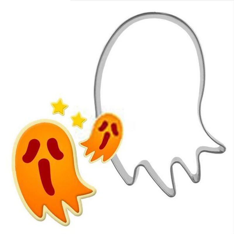 Stainless Steel Halloween Ghost Metal Cookie Cutters Cake Baking Mold biscuit forma Kitchen Bakeware Fondant Cutter Baking Tools
Stainless Steel Halloween Ghost Metal Cookie Cutters Cake Baking Mold biscuit forma Kitchen Bakeware Fondant Cutter Baking Tools