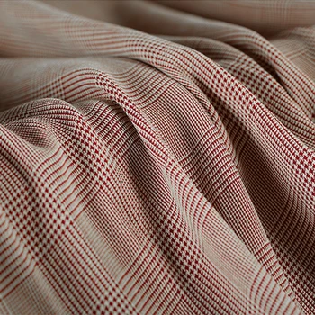 145CM Wide 300G/M Weight Brown Check Print Silk Linen Fabric for Autumn and Spring Dress Coat Jacket DE904
145CM Wide 300G/M Weight Brown Check Print Silk Linen Fabric for Autumn and Spring Dress Coat Jacket DE904