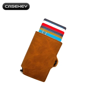 Card ID Holders Vintage Automatic Pop Up Gift Card Holder Men Aluminum Alloy Hasp Business ID Multifunction Cardholder Wallet
Card ID Holders Vintage Automatic Pop Up Gift Card Holder Men Aluminum Alloy Hasp Business ID Multifunction Cardholder Wallet