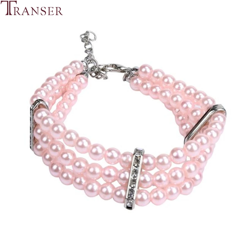 Transer Pet Dog Supply Three Layers Pearl Beads Dog Necklace Pet Jewerly Pet Grooming Products For Small Dog 80223
Transer Pet Dog Supply Three Layers Pearl Beads Dog Necklace Pet Jewerly Pet Grooming Products For Small Dog 80223
