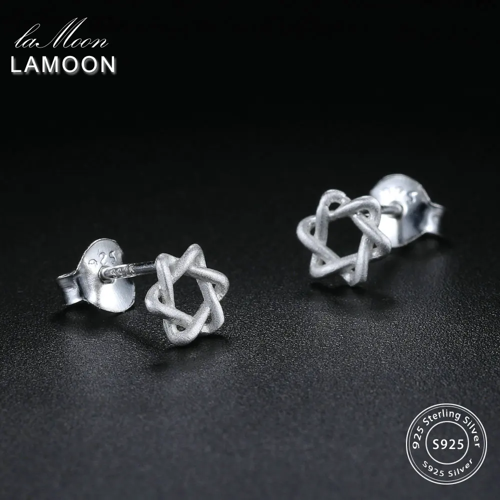 LAMOON 2017 New Little Hexagram Stars 100% 925-Sterling-Silver Earrings Fine Jewelry/Jewellery For Women Girl Gift LMEY255
LAMOON 2017 New Little Hexagram Stars 100% 925-Sterling-Silver Earrings Fine Jewelry/Jewellery For Women Girl Gift LMEY255