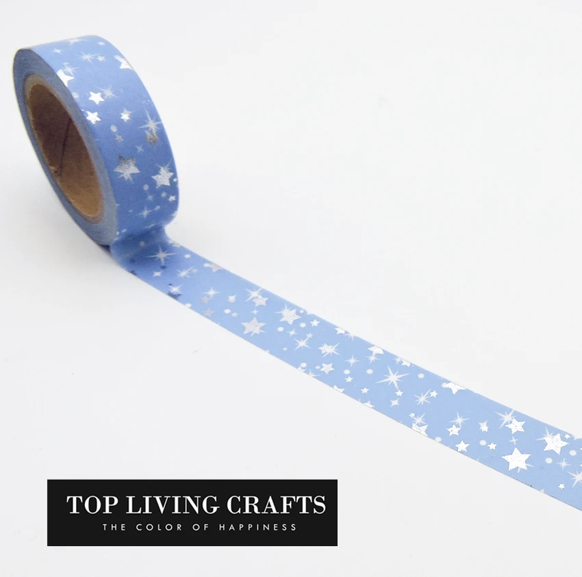 Star Foil Washi Tape Christmas Japanese Stationery 1.5*10meter Kawaii Masking Tape School Tools Diy Photo Album Decorative
Star Foil Washi Tape Christmas Japanese Stationery 1.5*10meter Kawaii Masking Tape School Tools Diy Photo Album Decorative