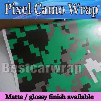 Green Digital Camouflage Vinyl Wrap Car Wrap Skin With air bubble Free Pixel camo For truck & boat covering 1.52x10/20m 30m
Green Digital Camouflage Vinyl Wrap Car Wrap Skin With air bubble Free Pixel camo For truck & boat covering 1.52x10/20m 30m