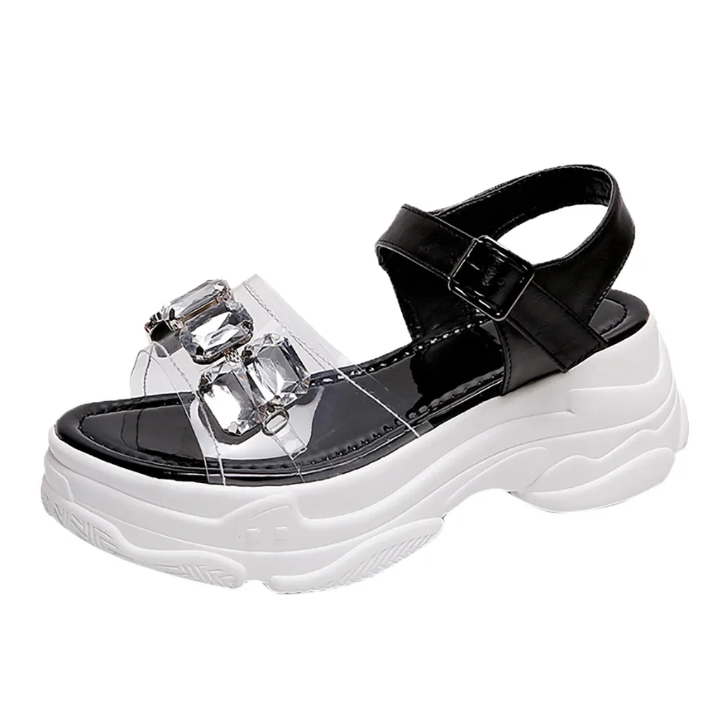 Women’s Girls Summer Crystal Fashion Comfortable Element Open Peep Toe Flat Sandals Buckle Strap High Heel Height Shoes May 29
Women’s Girls Summer Crystal Fashion Comfortable Element Open Peep Toe Flat Sandals Buckle Strap High Heel Height Shoes May 29