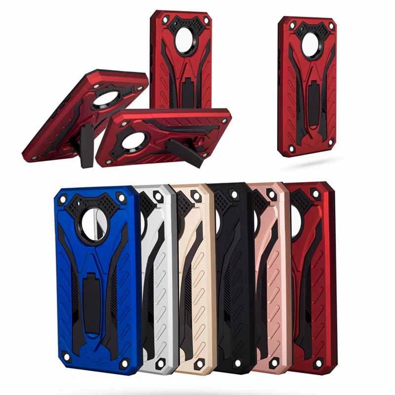 For Motorola G6 G7 Plus Dual Layer Shockproof Kickstand Hard Armor Case For Moto G7 G6 Play Silicon Soft TPU Rugged Stand Coque
For Motorola G6 G7 Plus Dual Layer Shockproof Kickstand Hard Armor Case For Moto G7 G6 Play Silicon Soft TPU Rugged Stand Coque