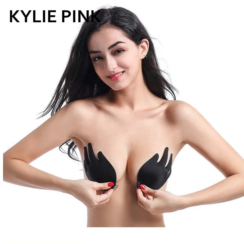 KYLIE PINK 3/4 Cup One-Piece Bra Invisible Push Up Adhesive Bras Women Strapless Blackless Bra Silicone Underwear Wedding Female
KYLIE PINK 3/4 Cup One-Piece Bra Invisible Push Up Adhesive Bras Women Strapless Blackless Bra Silicone Underwear Wedding Female