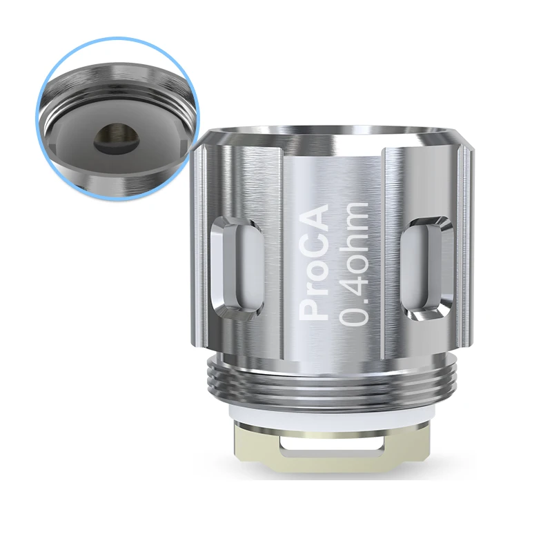 5pcs/Lot Joyetech ProCA Coil Head 0.4ohm for Procore Air Plus/ProCore Conquer Atomizer Espion Infinite/ESPION Solo Box Mod Vape
5pcs/Lot Joyetech ProCA Coil Head 0.4ohm for Procore Air Plus/ProCore Conquer Atomizer Espion Infinite/ESPION Solo Box Mod Vape
