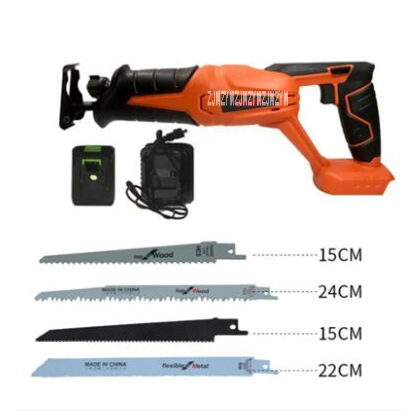 New Hot 20V Lithium Rechargeable 26MM Reciprocating Saw 9606 Household Portable Electric Saws Outdoor Cutting 0-3000R/MIN | Инструменты