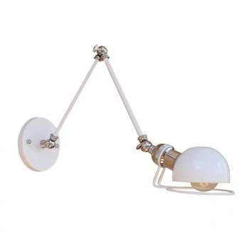 Vintage industrial style loft creative minimalist long arm wall lamp adjustable Handle Metal Rustic Light Sconce Fixtures white
Vintage industrial style loft creative minimalist long arm wall lamp adjustable Handle Metal Rustic Light Sconce Fixtures white