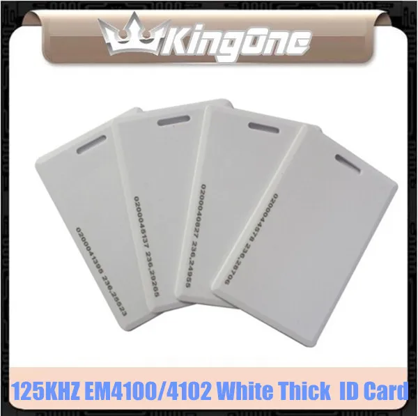 50 шт./лот! 125 кГц Бесконтактный EM 4100/4102 RFID-контроль доступа к двери Толстая
