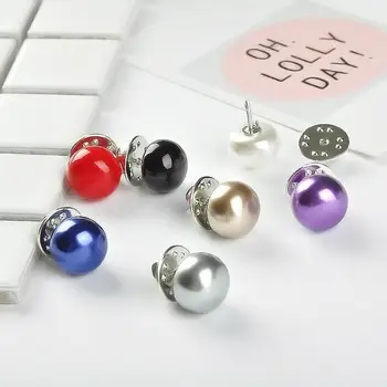 Simple Small Button Pearls Lapel Pins 20 pcs Cute Colored Sweater Buttons DIY Coat Buttons Collar Pin Women Dress Accessories
Simple Small Button Pearls Lapel Pins 20 pcs Cute Colored Sweater Buttons DIY Coat Buttons Collar Pin Women Dress Accessories