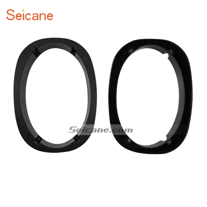 Seicane Universal 6*9 Ring Beveled Car Speaker Mat Plates with Refitting Kit Spacer Audio Bracket Holder Installation Black 2PCs
Seicane Universal 6*9 Ring Beveled Car Speaker Mat Plates with Refitting Kit Spacer Audio Bracket Holder Installation Black 2PCs