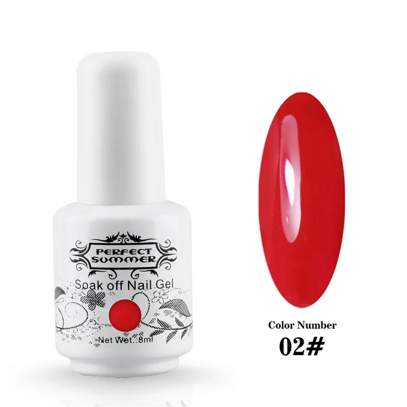 Perfect Summer 8 ml UV Gel Nail Polish LED UV Lamp Soak off Nail Gel Polish Nail Art Hot Sale Gel Lacquer
Perfect Summer 8 ml UV Gel Nail Polish LED UV Lamp Soak off Nail Gel Polish Nail Art Hot Sale Gel Lacquer