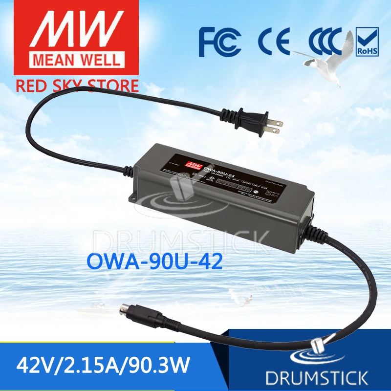 MEAN WELL OWA-90U-42 42V 2.15A meanwell OWA-90U 90.3W Single Output Moistureproof Adaptor with lock type
MEAN WELL OWA-90U-42 42V 2.15A meanwell OWA-90U 90.3W Single Output Moistureproof Adaptor with lock type