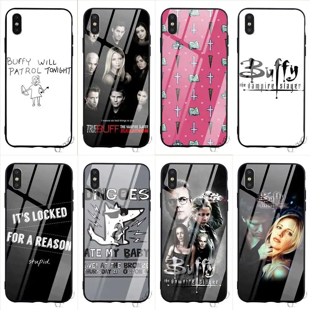 Fashion Buffy The Vampire Slayer Tempered Glass Phone Case for iPhone 8 Plus Cover 6 6S XR Xs Max X 7 5S 5 SE Cases Skin
Fashion Buffy The Vampire Slayer Tempered Glass Phone Case for iPhone 8 Plus Cover 6 6S XR Xs Max X 7 5S 5 SE Cases Skin