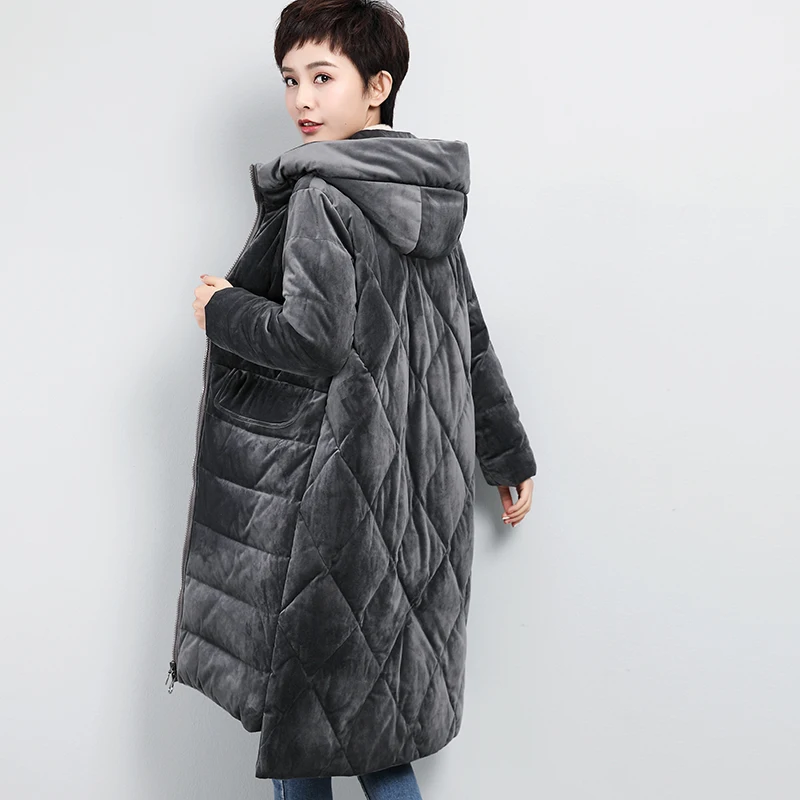 KMETRAM Women's Down Jacket Winter Jacket Women Clothes 2019 Gold Velvet Korean Long Coat Female Parka Chaqueta Mujer MY3401
KMETRAM Women's Down Jacket Winter Jacket Women Clothes 2019 Gold Velvet Korean Long Coat Female Parka Chaqueta Mujer MY3401
