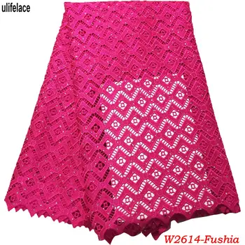 Fucshia African Cord Lace Fabric High Quality Nigerian Water soluble Guipure fabric Embroidered Net Stones Lace Materials W2-614
Fucshia African Cord Lace Fabric High Quality Nigerian Water soluble Guipure fabric Embroidered Net Stones Lace Materials W2-614