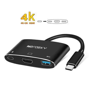 Zerosky High Resolution USB Type C 3.1 Converter Male to USB 3.0/HDMI/Type C Female Charger Adapter For Nintendo Switch
Zerosky High Resolution USB Type C 3.1 Converter Male to USB 3.0/HDMI/Type C Female Charger Adapter For Nintendo Switch