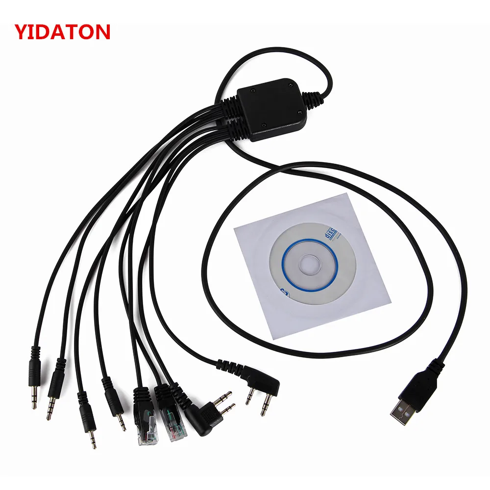 YIDATON 10pcs 8 in 1 USB Programming Cable For YAESU BAOFENG UV-5R for Kenwood for Motorola For IC Retevis H777 Walkie Talkie
YIDATON 10pcs 8 in 1 USB Programming Cable For YAESU BAOFENG UV-5R for Kenwood for Motorola For IC Retevis H777 Walkie Talkie