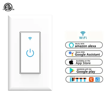 KS-602 Wifi Smart Switch, Touch switch, Smartphone Remote Control Wall Light Switch, Work with Alexa Google Home IFTTT
KS-602 Wifi Smart Switch, Touch switch, Smartphone Remote Control Wall Light Switch, Work with Alexa Google Home IFTTT