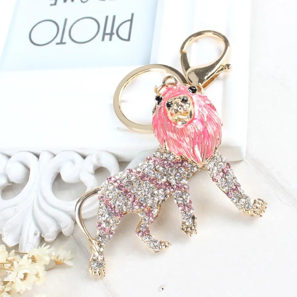 KING Lion Leo New Lovely Fashion Cute Rhinestone Crystal Purse Bag Key Ring Jewelry chain women Design Best Gift
KING Lion Leo New Lovely Fashion Cute Rhinestone Crystal Purse Bag Key Ring Jewelry chain women Design Best Gift