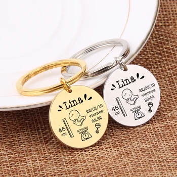 Keychain Personalized Name Date Of Birth Height Ruler For Charm Newborn New Mommy Gift
Keychain Personalized Name Date Of Birth Height Ruler For Charm Newborn New Mommy Gift