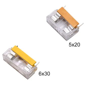 5*20mm 6*30mm glass fuse holder transparent holder with transparent cover fuse blocks 5x20mm 6x30mm insurance header 250V
5*20mm 6*30mm glass fuse holder transparent holder with transparent cover fuse blocks 5x20mm 6x30mm insurance header 250V