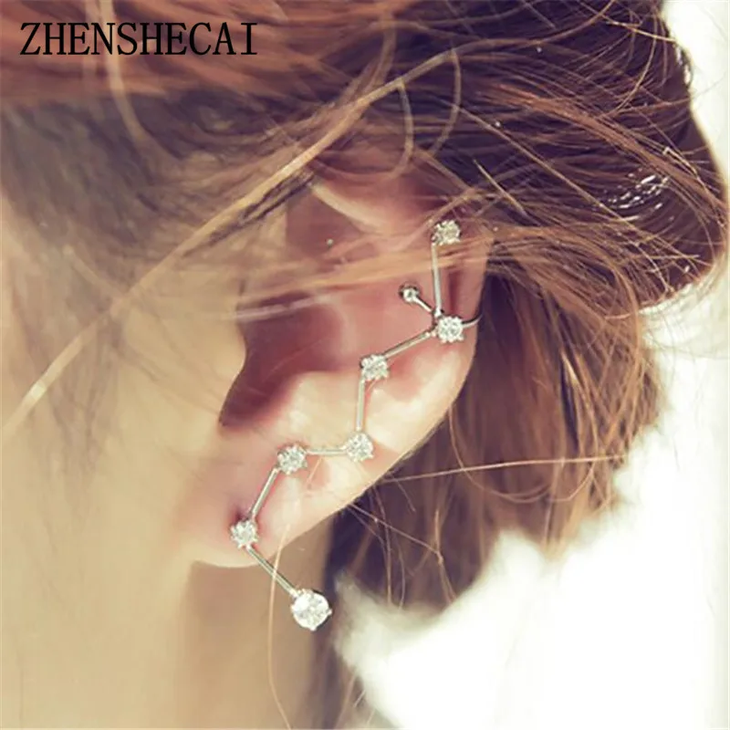 1 unit Fashion Silver Gold Crystal Ear Cuff Piercing Clip On Earrings Charm Jewelry bijoux Boucle D'oreille Clip for women e0497
1 unit Fashion Silver Gold Crystal Ear Cuff Piercing Clip On Earrings Charm Jewelry bijoux Boucle D'oreille Clip for women e0497