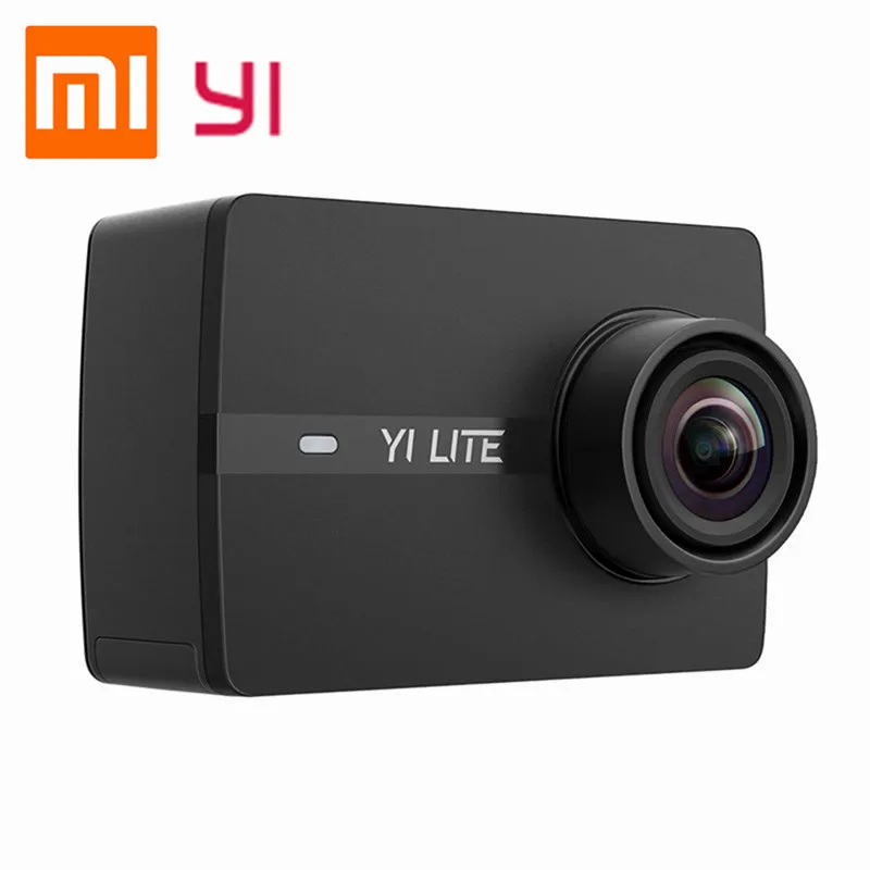 

Xiaomi Yi Lite Action Camera 16MP 4K Sports Camera 2 inch LCD Touch Screen 150 Wide Angle Lens EIS Black Outdoor Travel Cameras