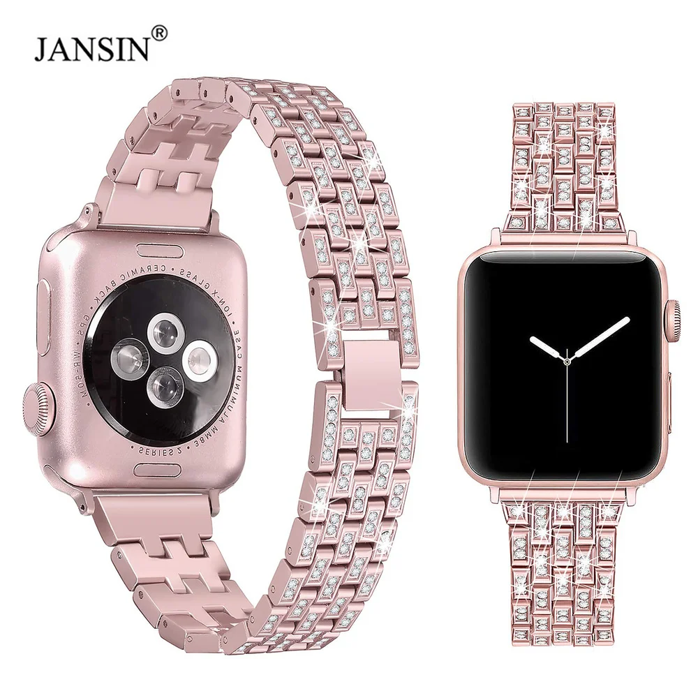 Diamond Bracelet Strap For Apple Watch Band 42mm 38mm Women Stainless Steel Band For Apple Watch 40mm 44mm Series 1 2 3 4 5
Diamond Bracelet Strap For Apple Watch Band 42mm 38mm Women Stainless Steel Band For Apple Watch 40mm 44mm Series 1 2 3 4 5