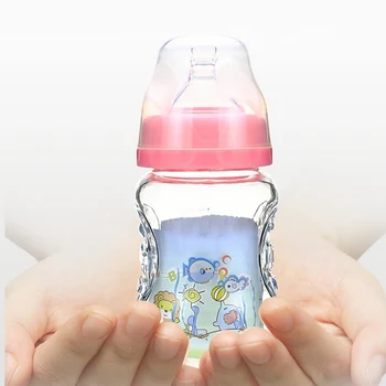 150ML Baby Cartoon Glass Milk Wide Mouth Bottle Juice Bottle Baby Drink Baby Milk Bottle
150ML Baby Cartoon Glass Milk Wide Mouth Bottle Juice Bottle Baby Drink Baby Milk Bottle